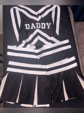 Black & White 'DADDY' 2 PC outfit